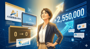 【スピリチュアルライフコーチ】売上0から255万円！『AI自動集客の学校』と潜在意識の書き換えで掴んだ成功の極意